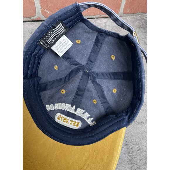 NWOT San Francisco Hat Vintage Style Baseball Cap Denim Gold Bill Dad Hat Small - Picture 8 of 9